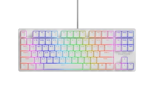 Клавіатура HATOR Rockfall 2 TKL Optica Kailh Optical Black rev.2 Switch White (HTK-731)